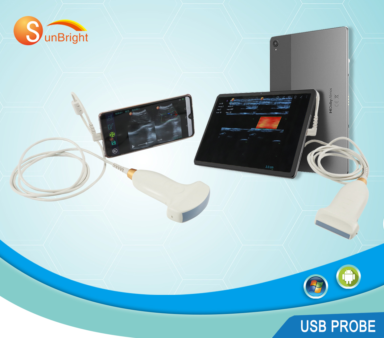 Sunbright USB ultrasound is popular in Africa countries